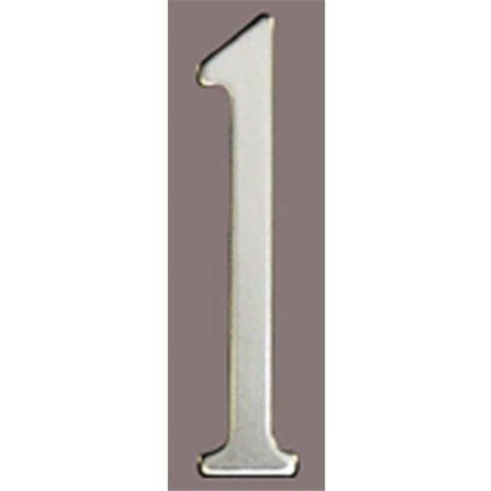 MAILBOX ACCESSORIES Mailbox Accessories SS2-Number 1 Stnls Steel Address Numbers Size - 2  Number - 1-Stainless Steel SS2-Number 1